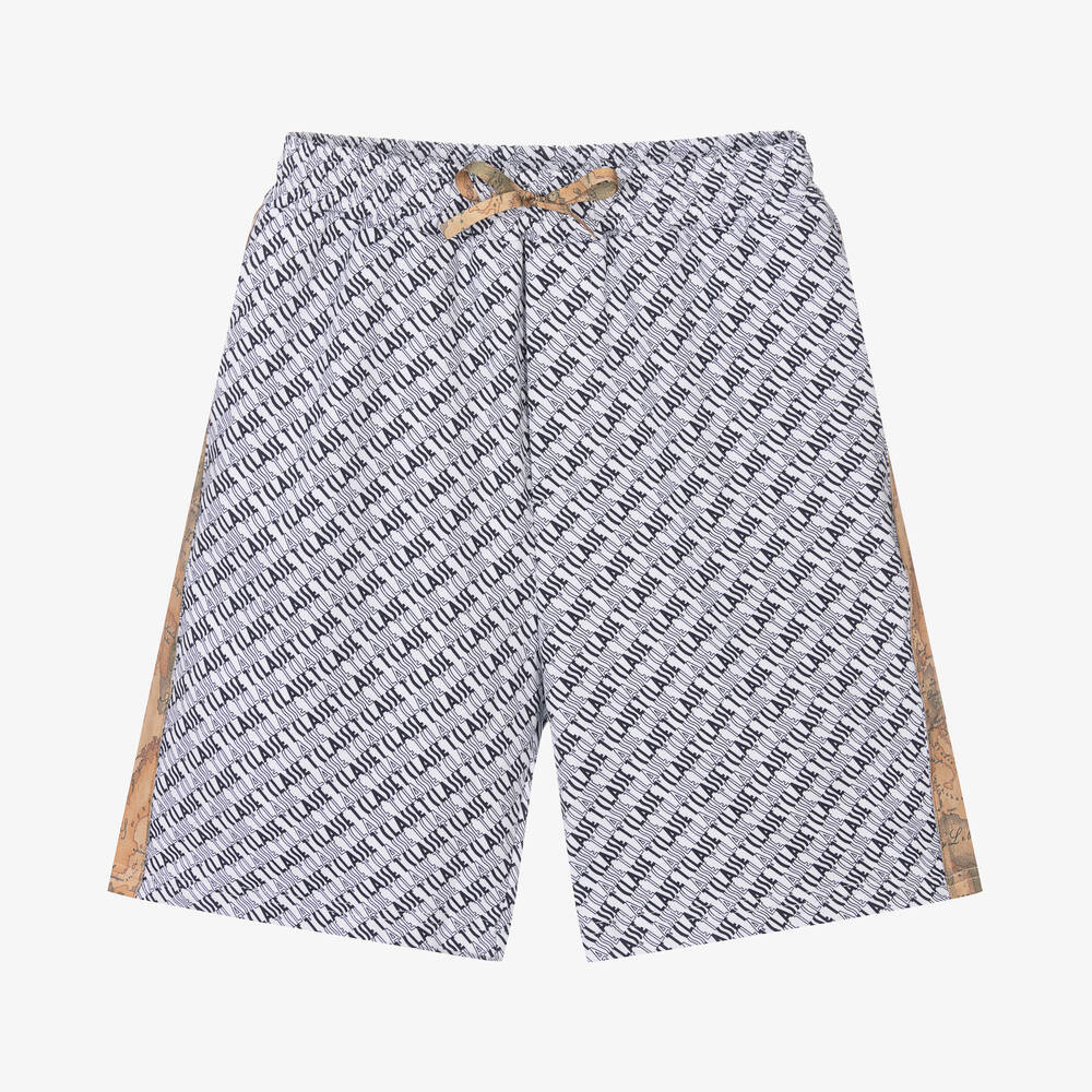 Alviero Martini - Teen Boys 1a Classe Logo Cotton Shorts | Childrensalon