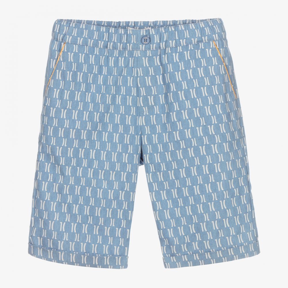Alviero Martini - Teen Boys Blue Bermuda Shorts | Childrensalon