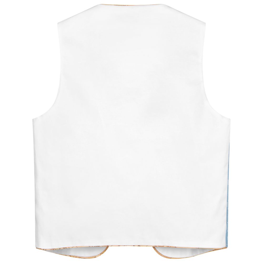 الفيرو مارتيني-جيليه تينز ولادي قطن لون أزرق وأبيض | Childrensalon Outlet