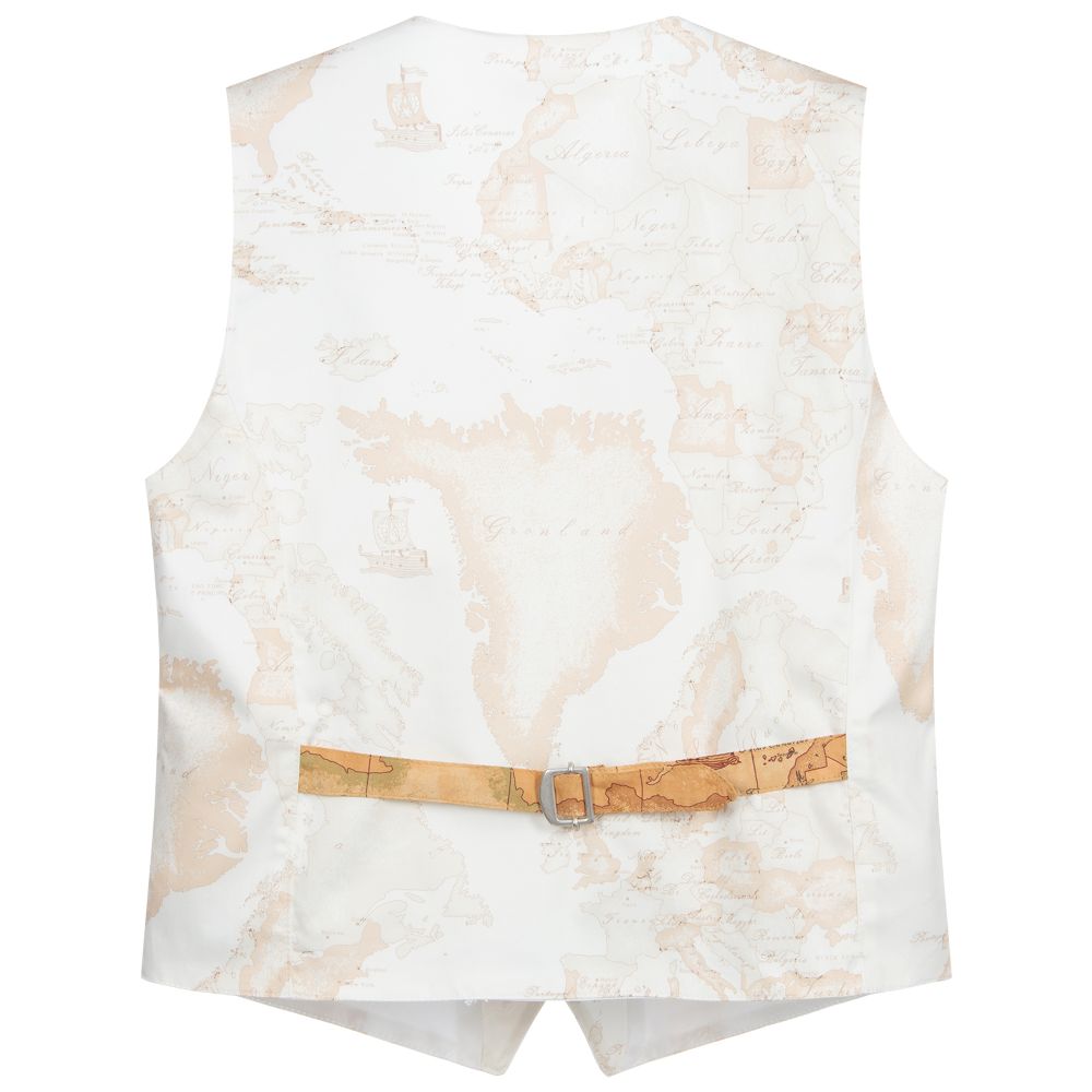 Alviero Martini-Жилет с картой мира для подростков | Childrensalon Outlet