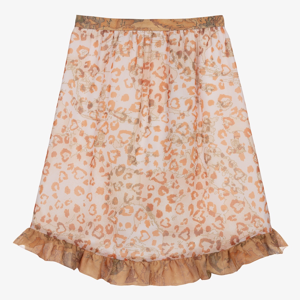 Alviero Martini-Teen Girls Leopard Skirt  | Childrensalon Outlet