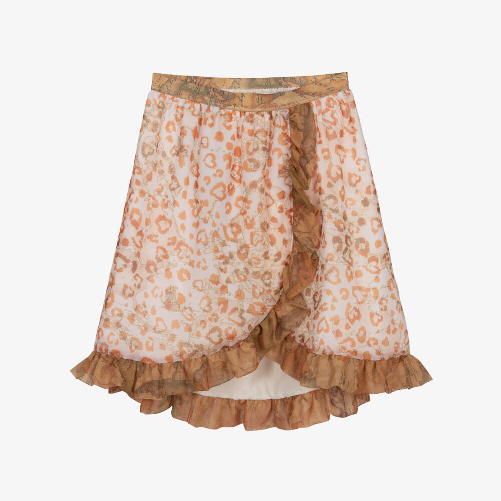 Alviero Martini-Teen Girls Leopard Skirt  | Childrensalon Outlet