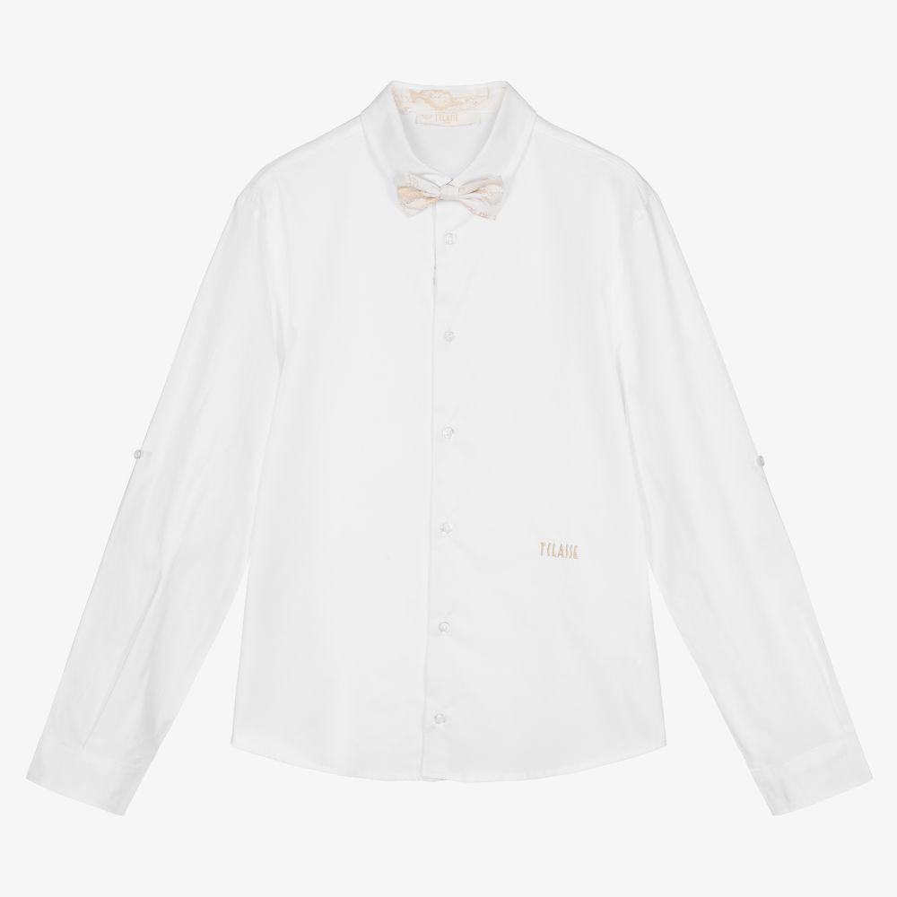 Alviero Martini - Chemise blanche/nœud papillon Ado | Childrensalon