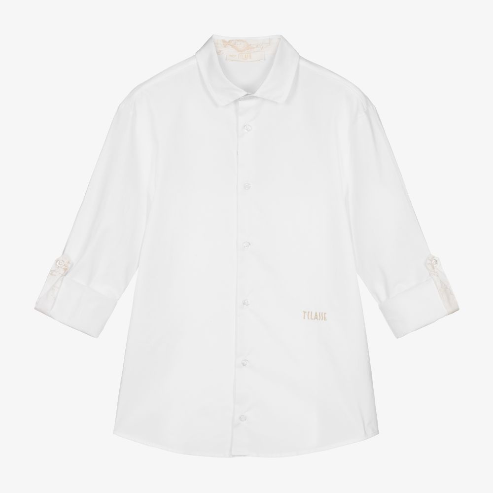 Alviero Martini-Teen White Shirt & Bowtie | Childrensalon Outlet
