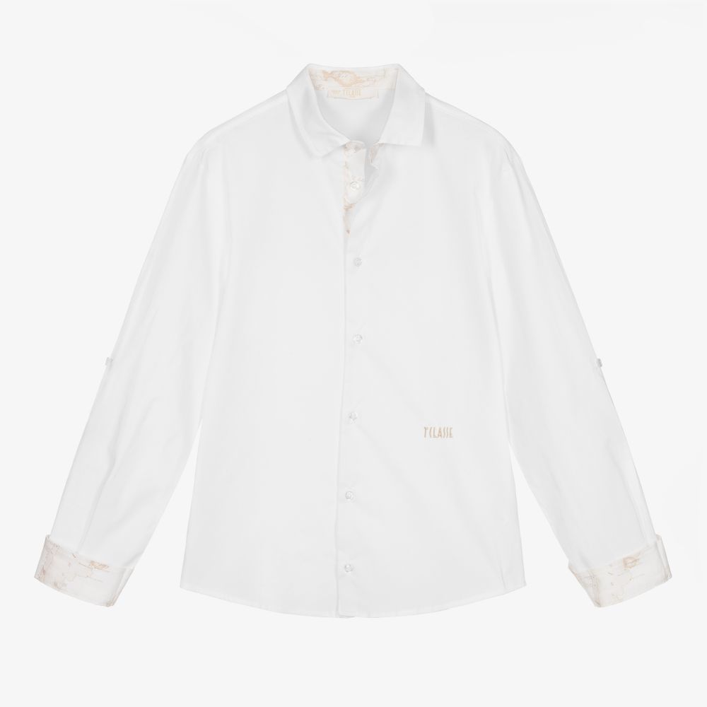 Alviero Martini-Teen White Shirt & Bowtie | Childrensalon Outlet