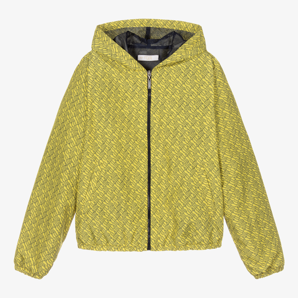 Alviero Martini - Gelbe Teen Jacke mit Reißverschluss | Childrensalon