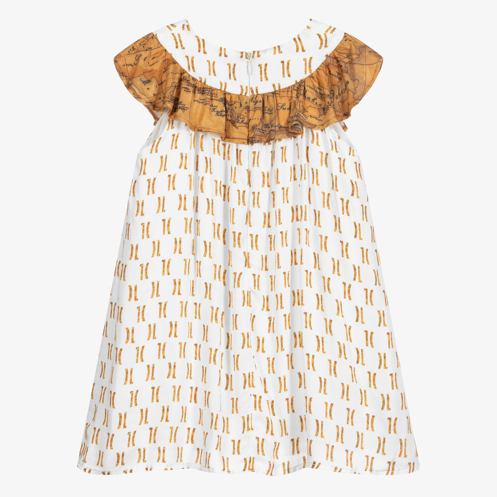 Alviero Martini-White & Beige 1a Classe Dress | Childrensalon Outlet