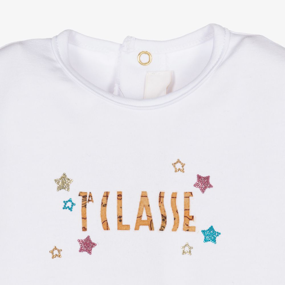 Alviero Martini-Бело-бежевый песочник с картой мира | Childrensalon Outlet