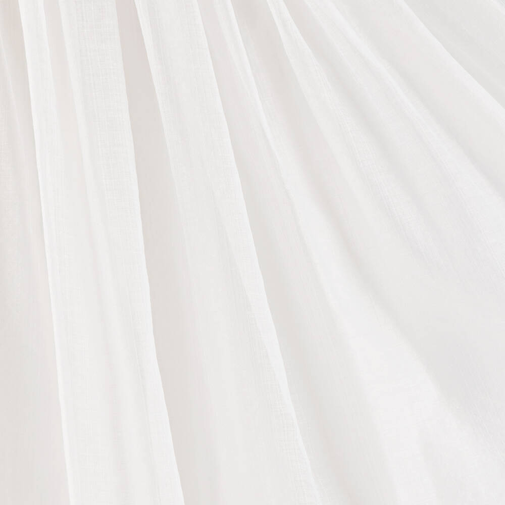 Amaya-Girls Ivory Floral Voile Gown | Childrensalon Outlet