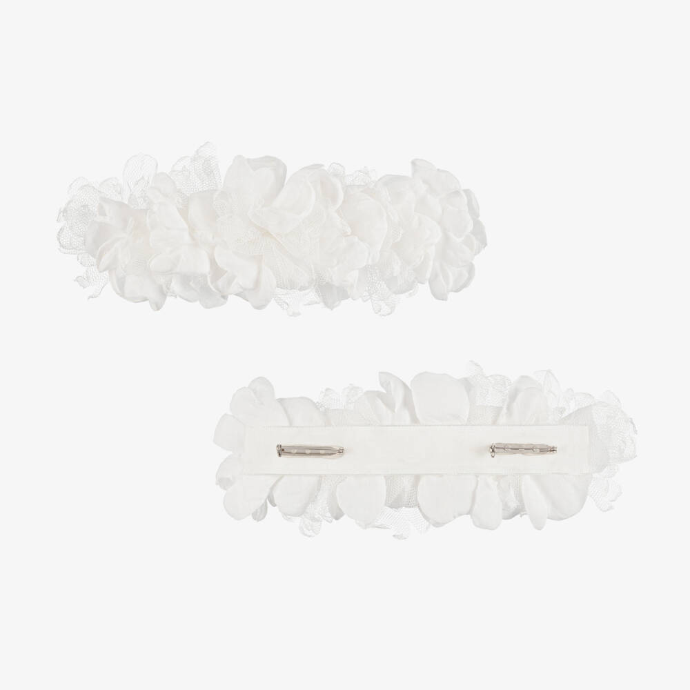 امايا-فستان تول مطرز لون عاجي | Childrensalon Outlet