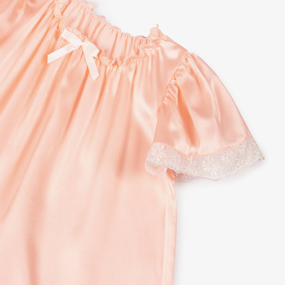 AMIKI Children-Girls Blush Silk Sleepwear Delight | Childrensalon Outlet