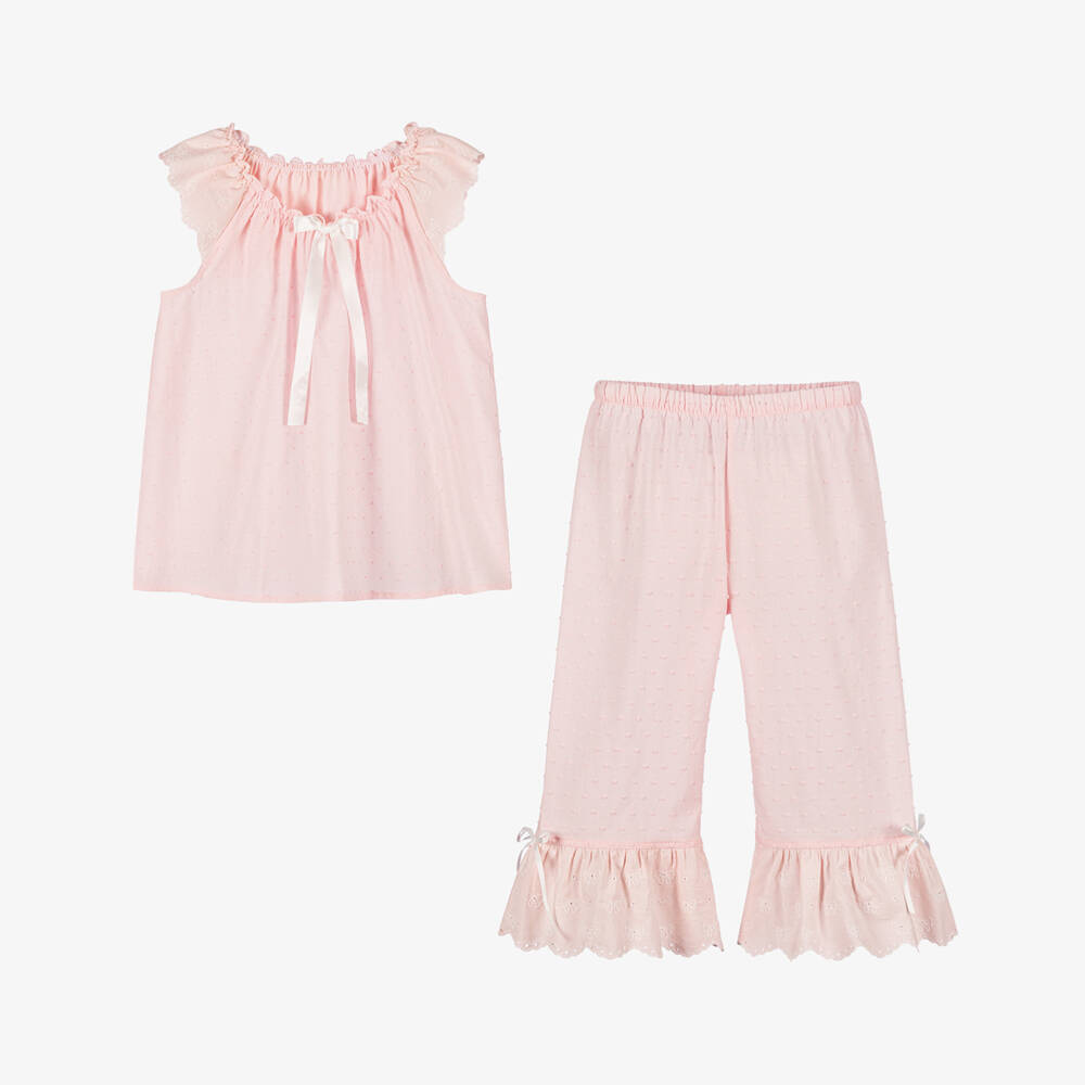 AMIKI Children-Girls Delicate Pink Slumber Set | Childrensalon Outlet