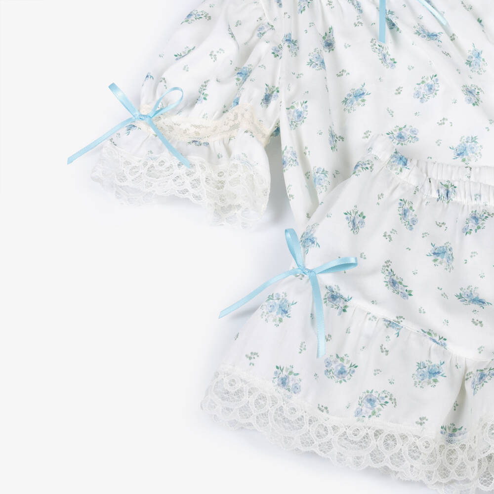 AMIKI Children-Girls Elegant Floral Cotton Sleepwear | Childrensalon Outlet