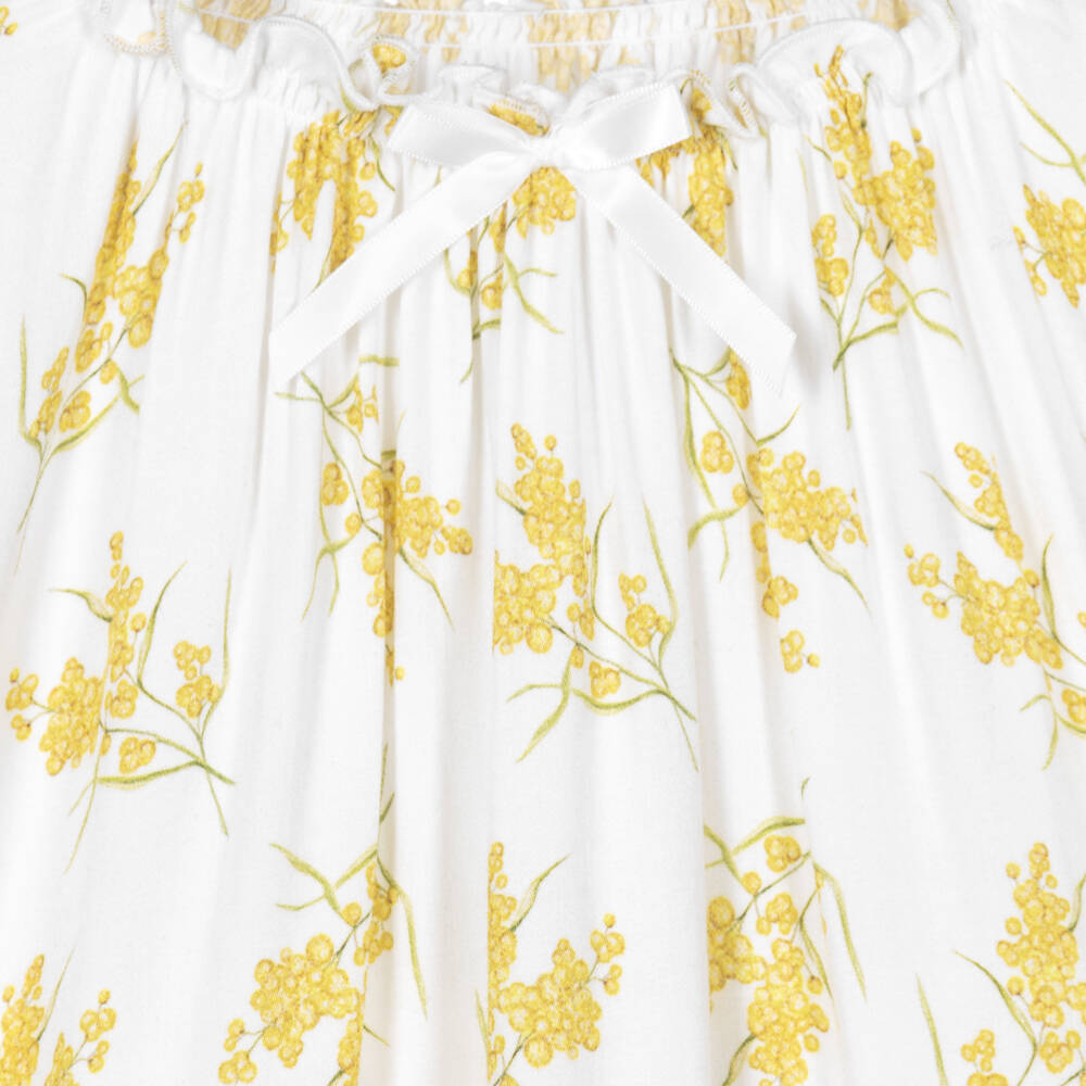 AMIKI Children-Кремовая пижама с цветами для девочек | Childrensalon Outlet