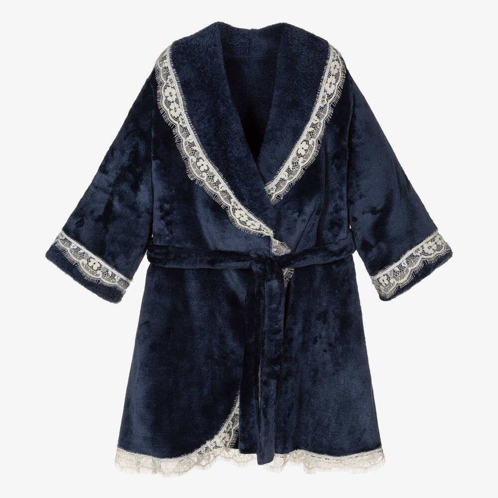 AMIKI Children - Robe de chambre bleu marine Fille | Childrensalon