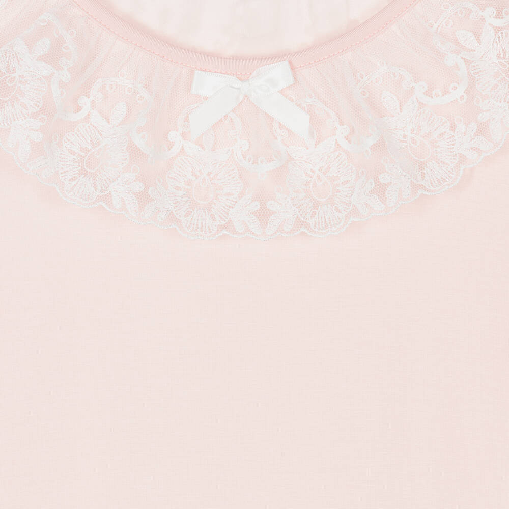 AMIKI Children-Girls Pale Pink Micromodal Nightie | Childrensalon Outlet