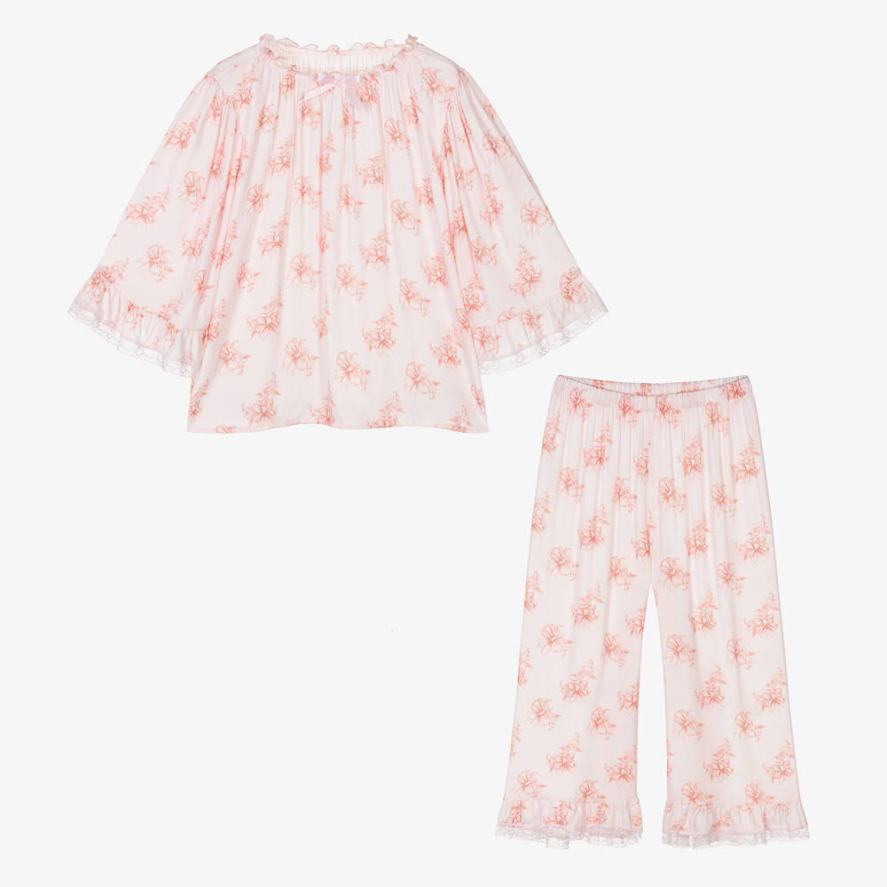 اميكي تشلدرن-بيجاما فيسكوز لون زهري للبنات | Childrensalon Outlet