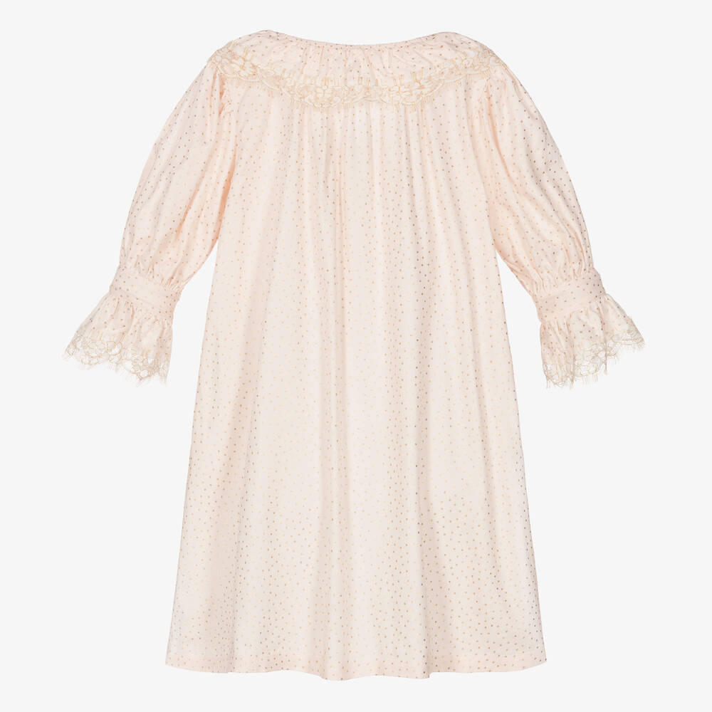 AMIKI Children-Girls Pink Viscose Nightdress | Childrensalon Outlet