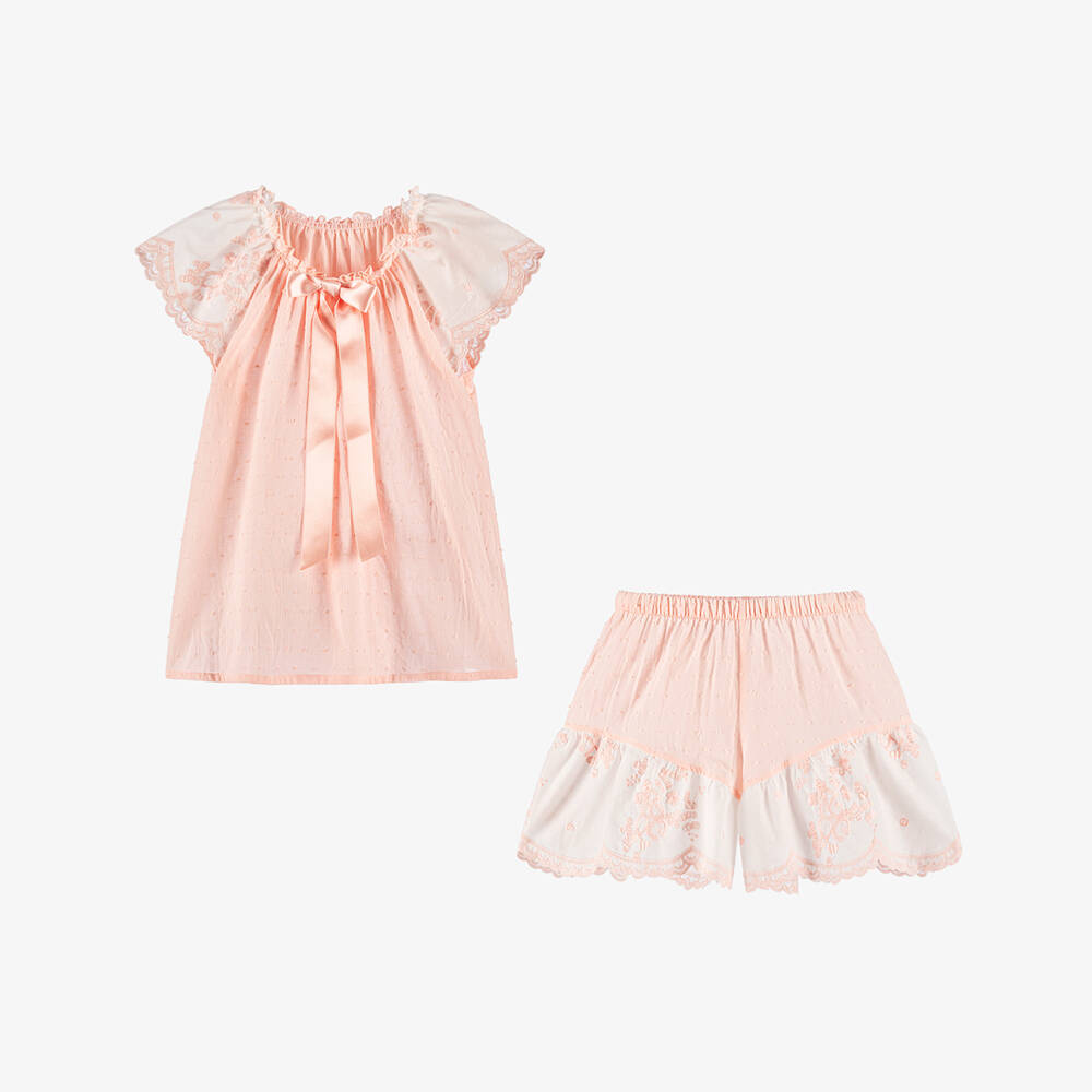 AMIKI Children-Girls Plumeti Cotton Dreamwear Set | Childrensalon Outlet