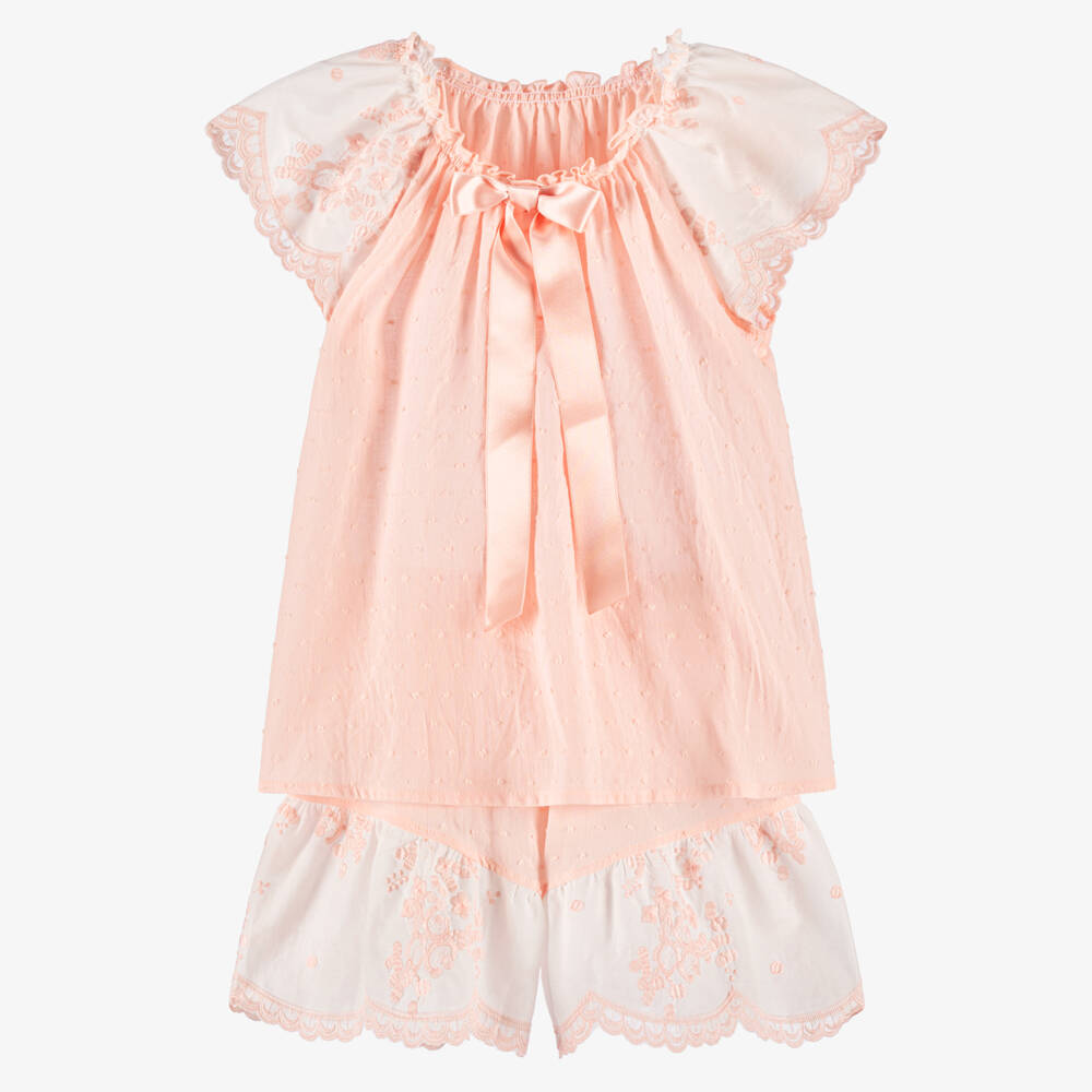 AMIKI Children-Girls Plumeti Cotton Dreamwear Set | Childrensalon Outlet