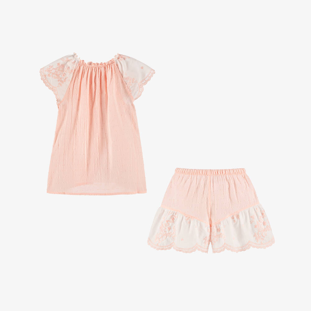 AMIKI Children-Girls Plumeti Cotton Dreamwear Set | Childrensalon Outlet