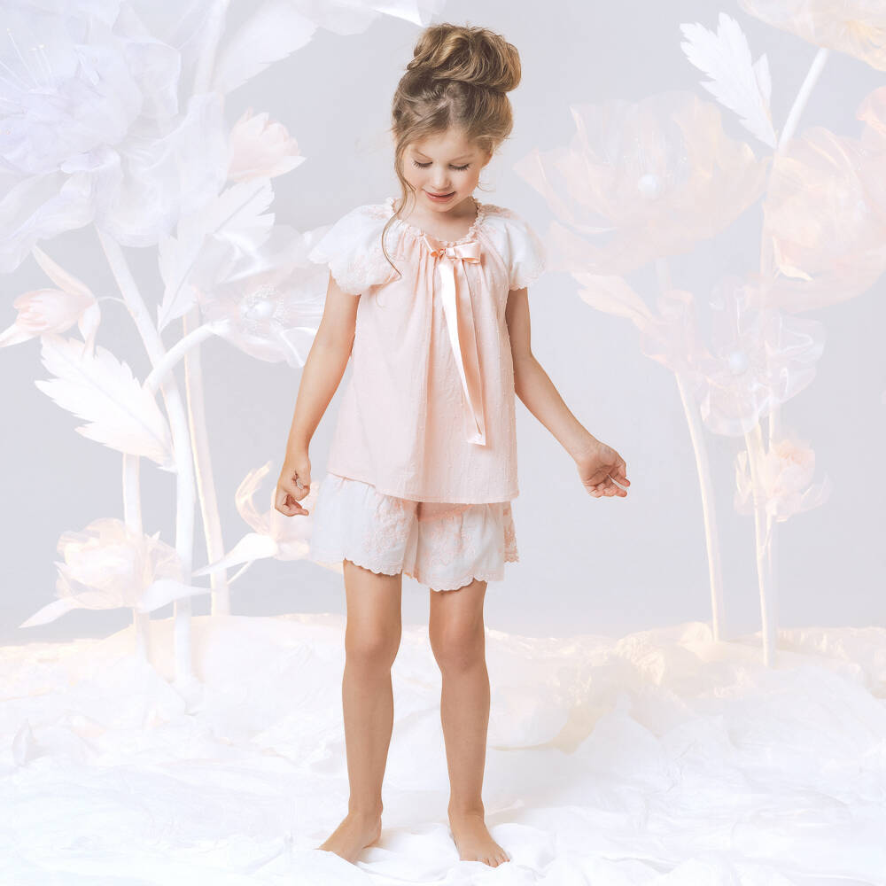 AMIKI Children-Girls Plumeti Cotton Dreamwear Set | Childrensalon Outlet