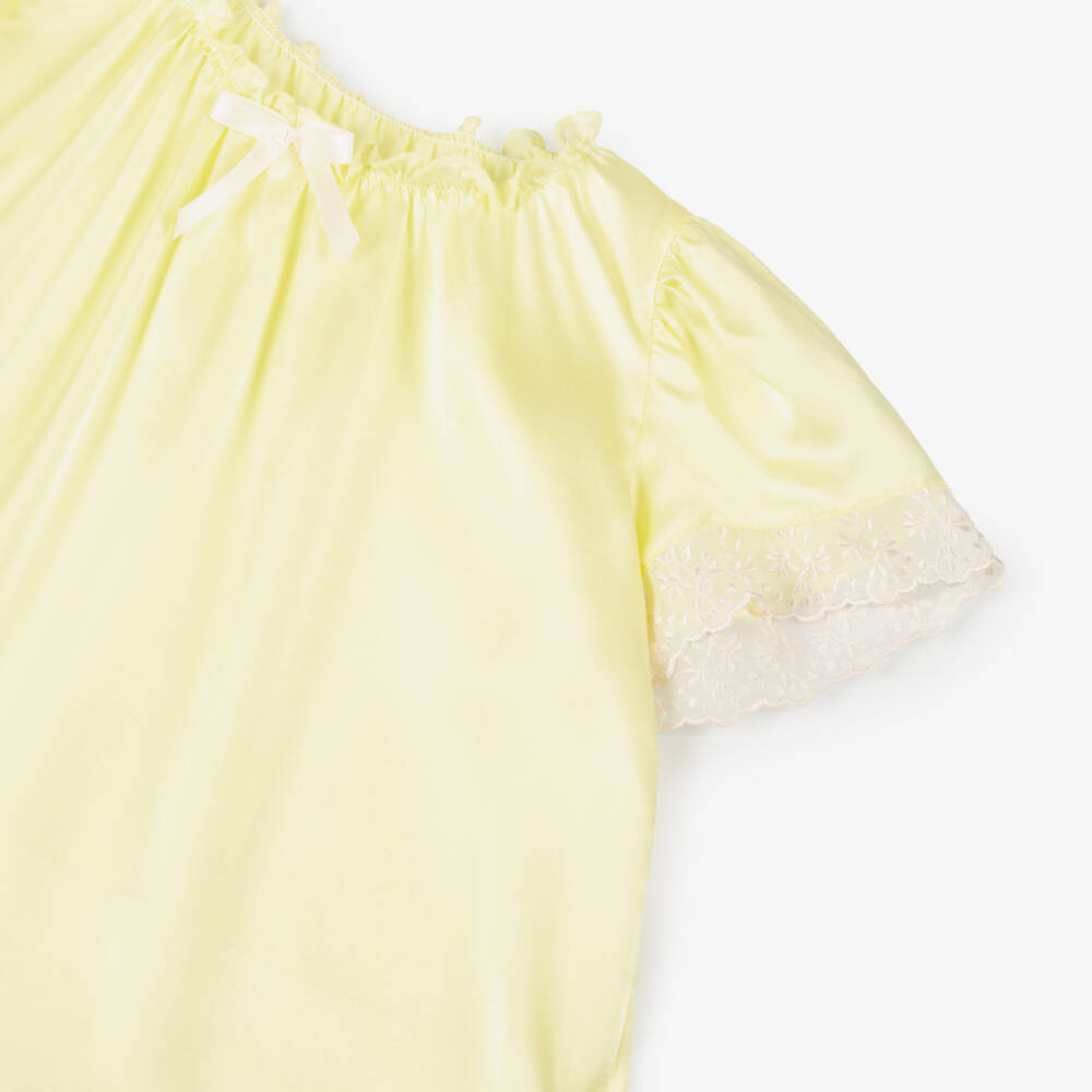 AMIKI Children-Шелковый комплект для сна Солнечный для девочек | Childrensalon Outlet