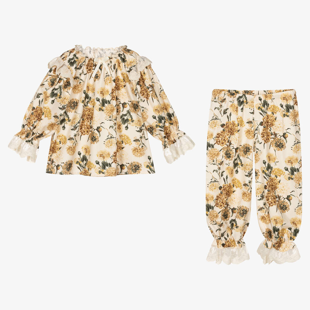 AMIKI Children-Teen Girls Floral Pyjamas | Childrensalon Outlet
