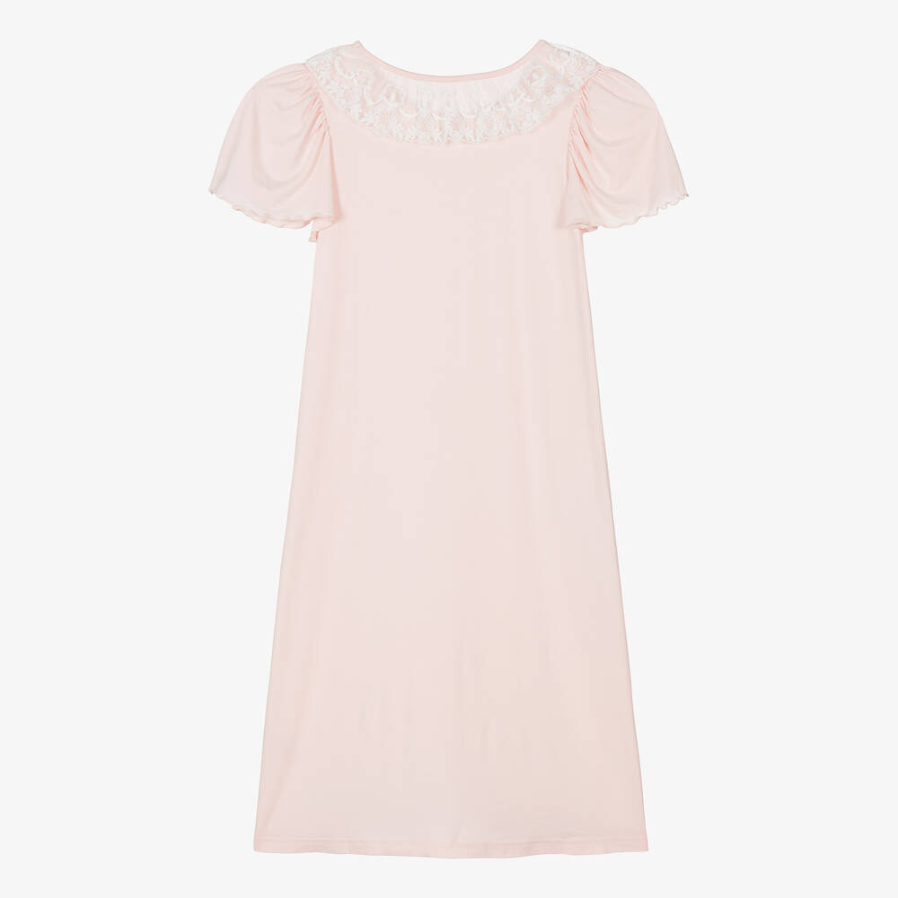 AMIKI Children-Teen Girls Pale Pink Micromodal Nightie | Childrensalon Outlet