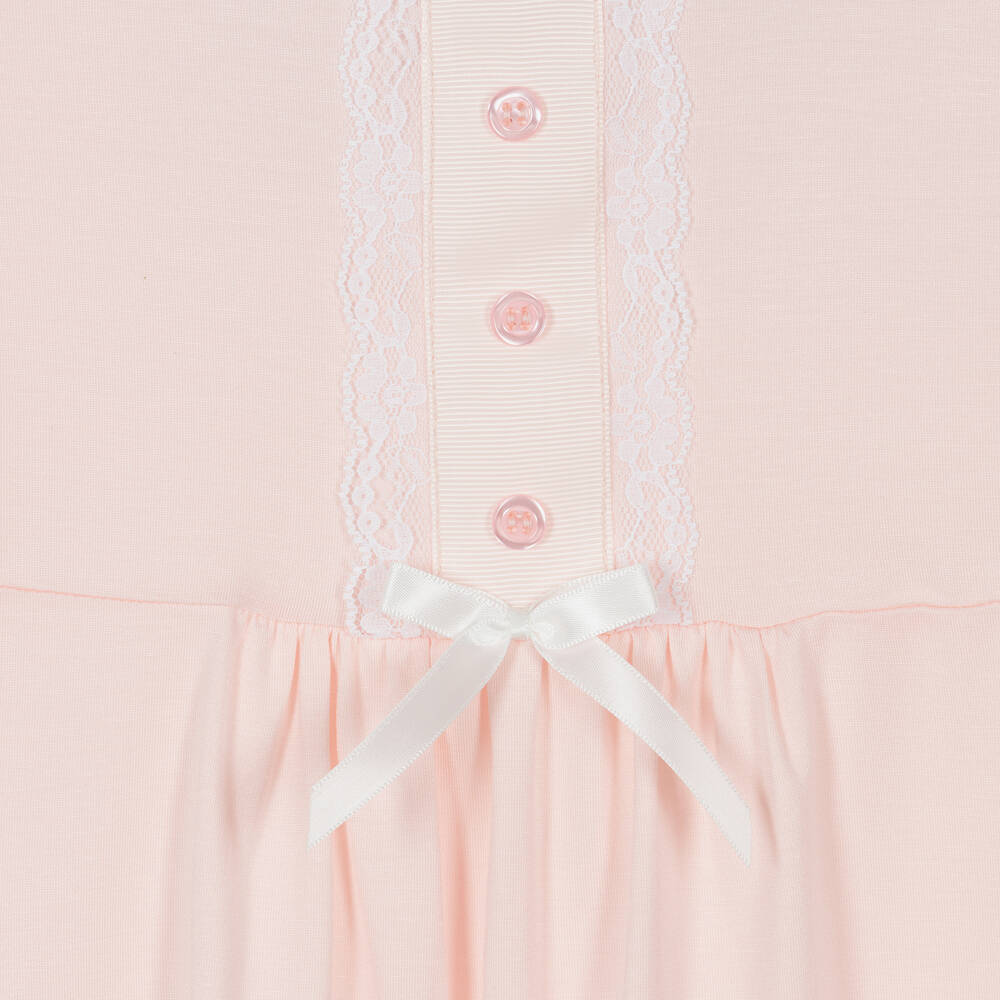 AMIKI Children-Teen Girls Pale Pink Micromodal Pyjamas | Childrensalon Outlet