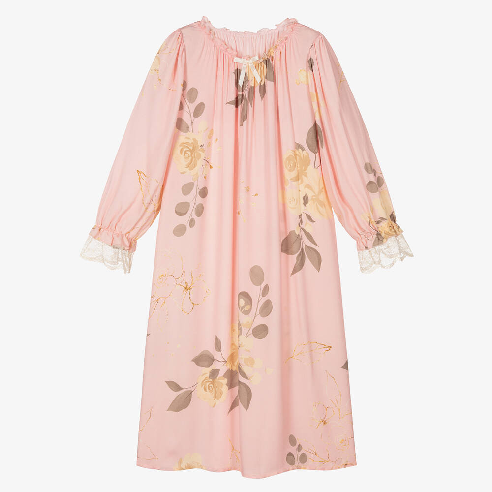 Chemise de nuit rose Ado fille