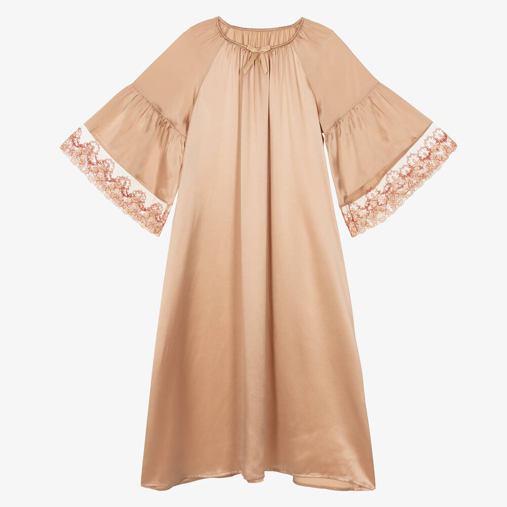 AMIKI Children - Teen Girls Silk Nightdress | Childrensalon