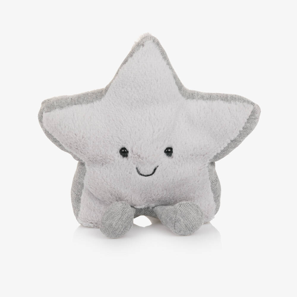 Jellycat-Amusables Silver Star Soft Toy (15cm) | Childrensalon Outlet