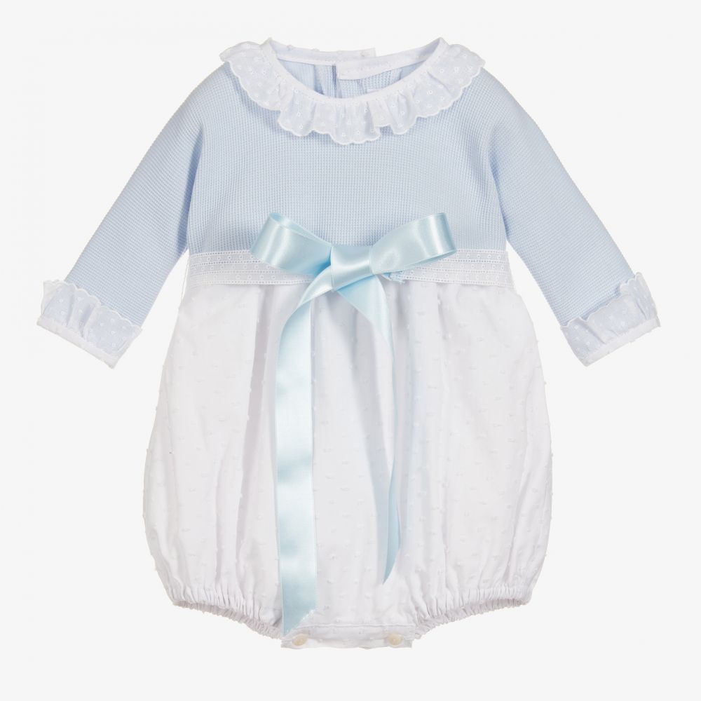 Ancar - Blue & White Baby Shortie  | Childrensalon