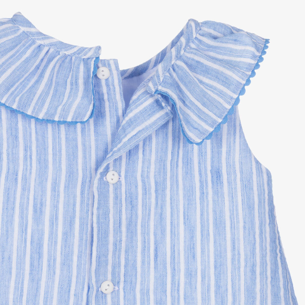 Ancar-Платье в полоску синее для девочек | Childrensalon Outlet