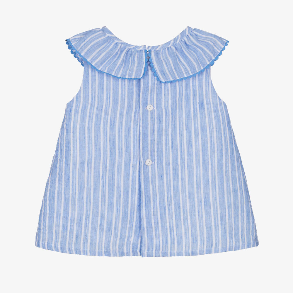 Ancar-Платье в полоску синее для девочек | Childrensalon Outlet