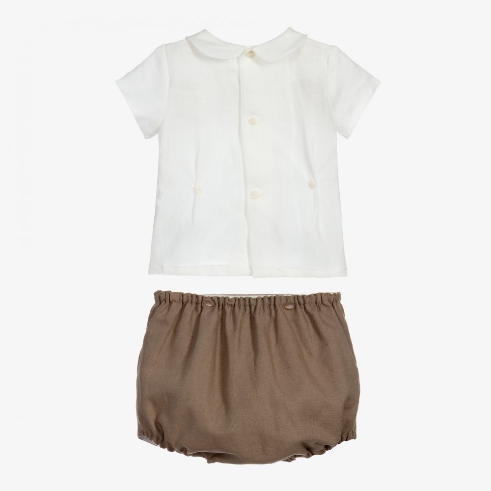 Ancar Ivory Beige Buster Suit Childrensalon Outlet
