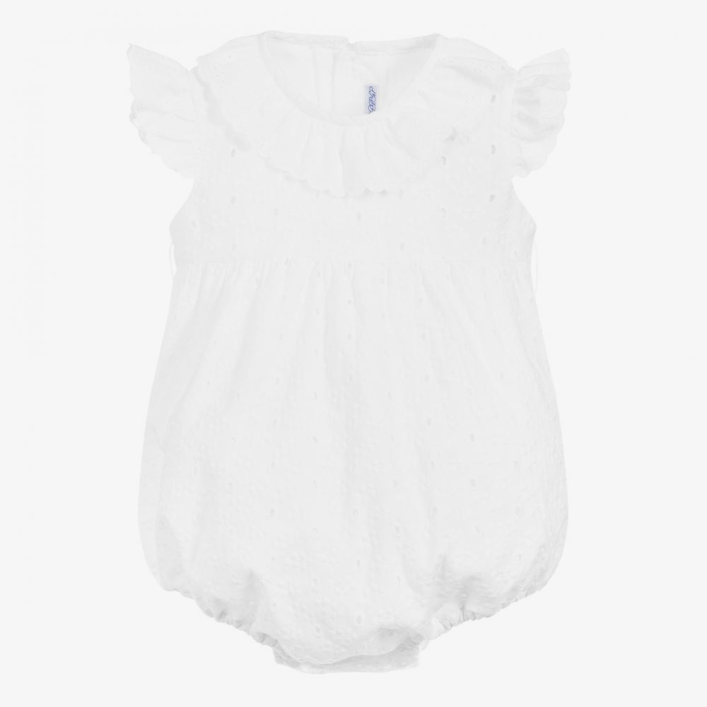 Ancar-White Cotton Shortie | Childrensalon Outlet