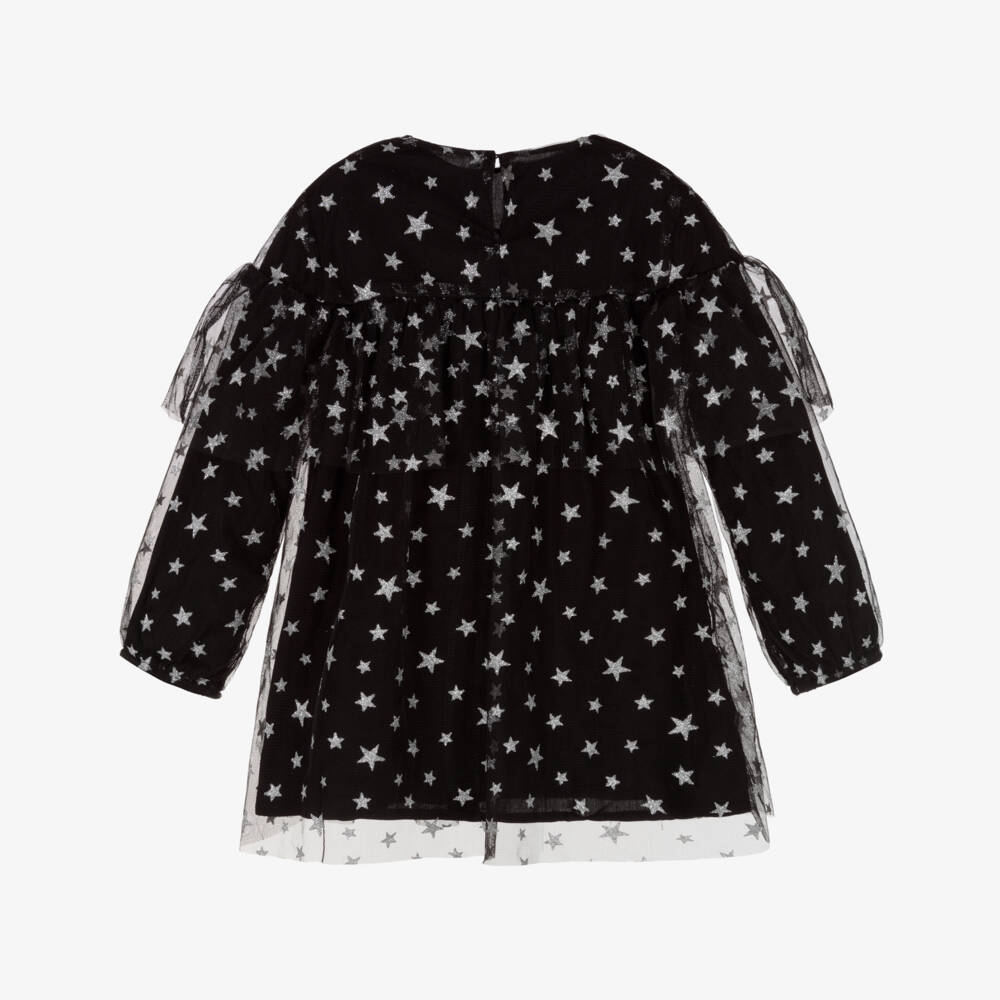 Andorine-Girls Black Tulle Dress | Childrensalon Outlet