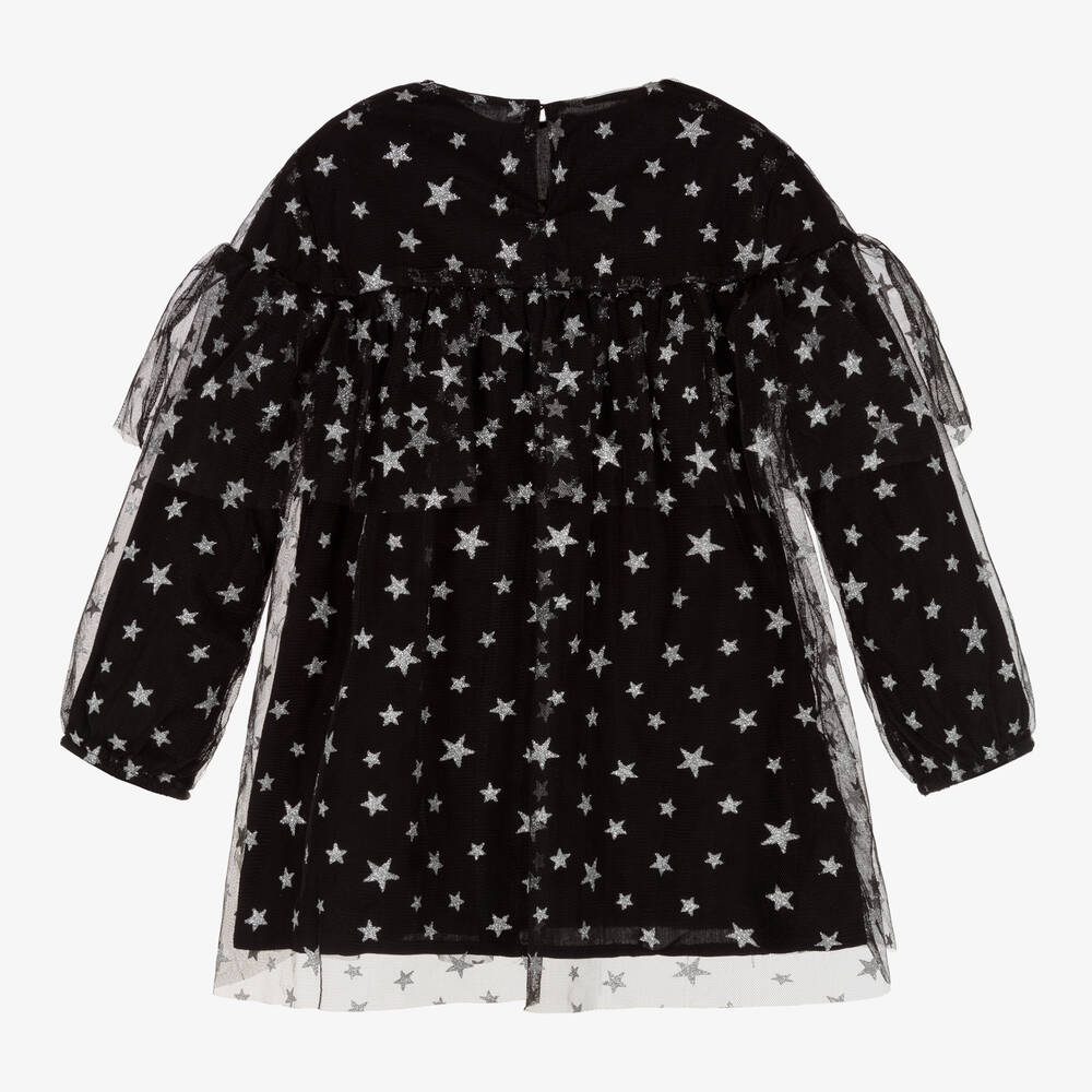 Andorine-Girls Black Tulle Dress | Childrensalon Outlet