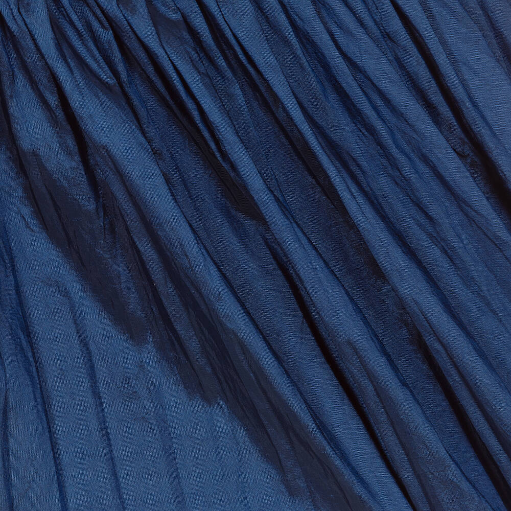 Andorine-Girls Blue Pleated Skirt | Childrensalon Outlet