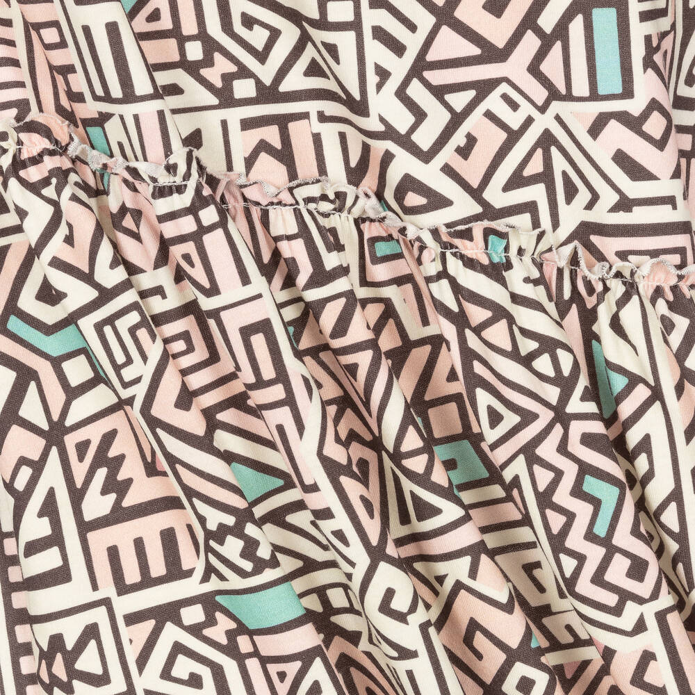 Andorine-Girls Geometric Pattern Dress | Childrensalon Outlet