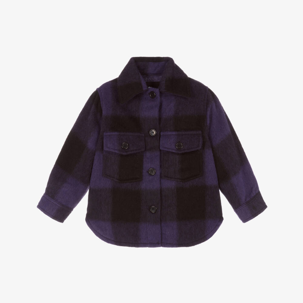 Andorine-Girls Purple & Black Jacket | Childrensalon Outlet