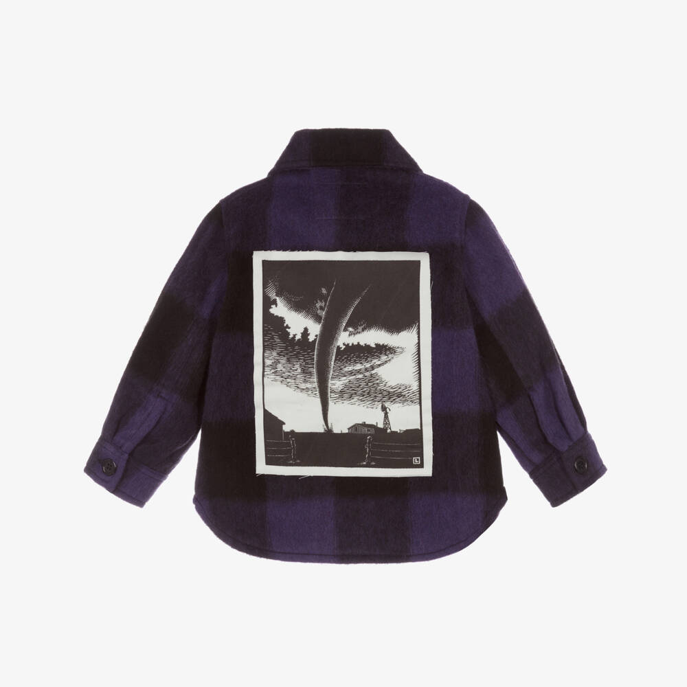 Andorine-Girls Purple & Black Jacket | Childrensalon Outlet