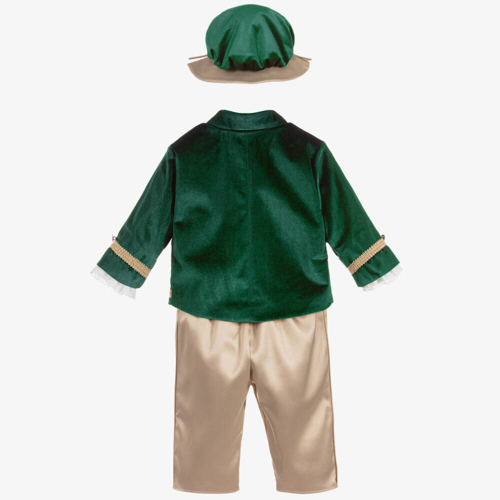 Andreeatex-Boys Emerald Velvet Suit Set | Childrensalon Outlet