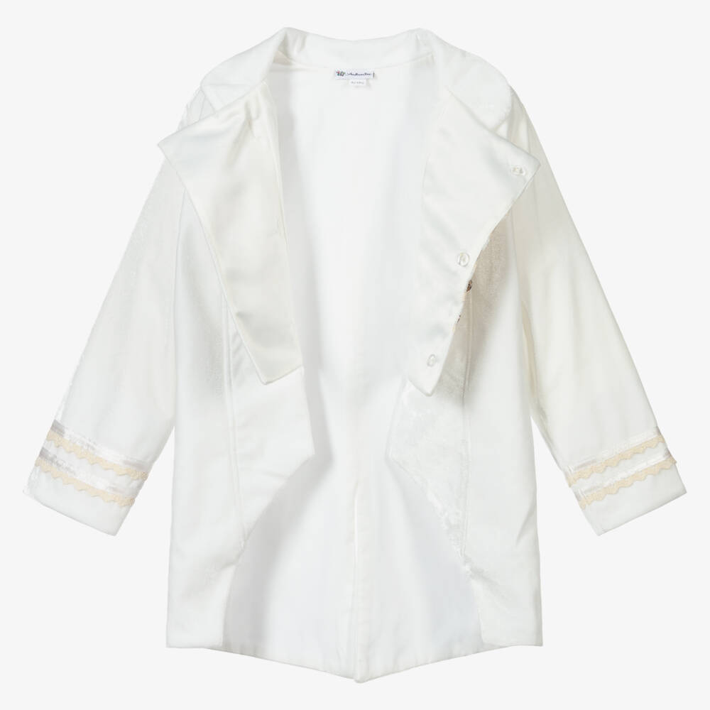 Andreeatex-Boys Ivory Velvet Suit | Childrensalon Outlet