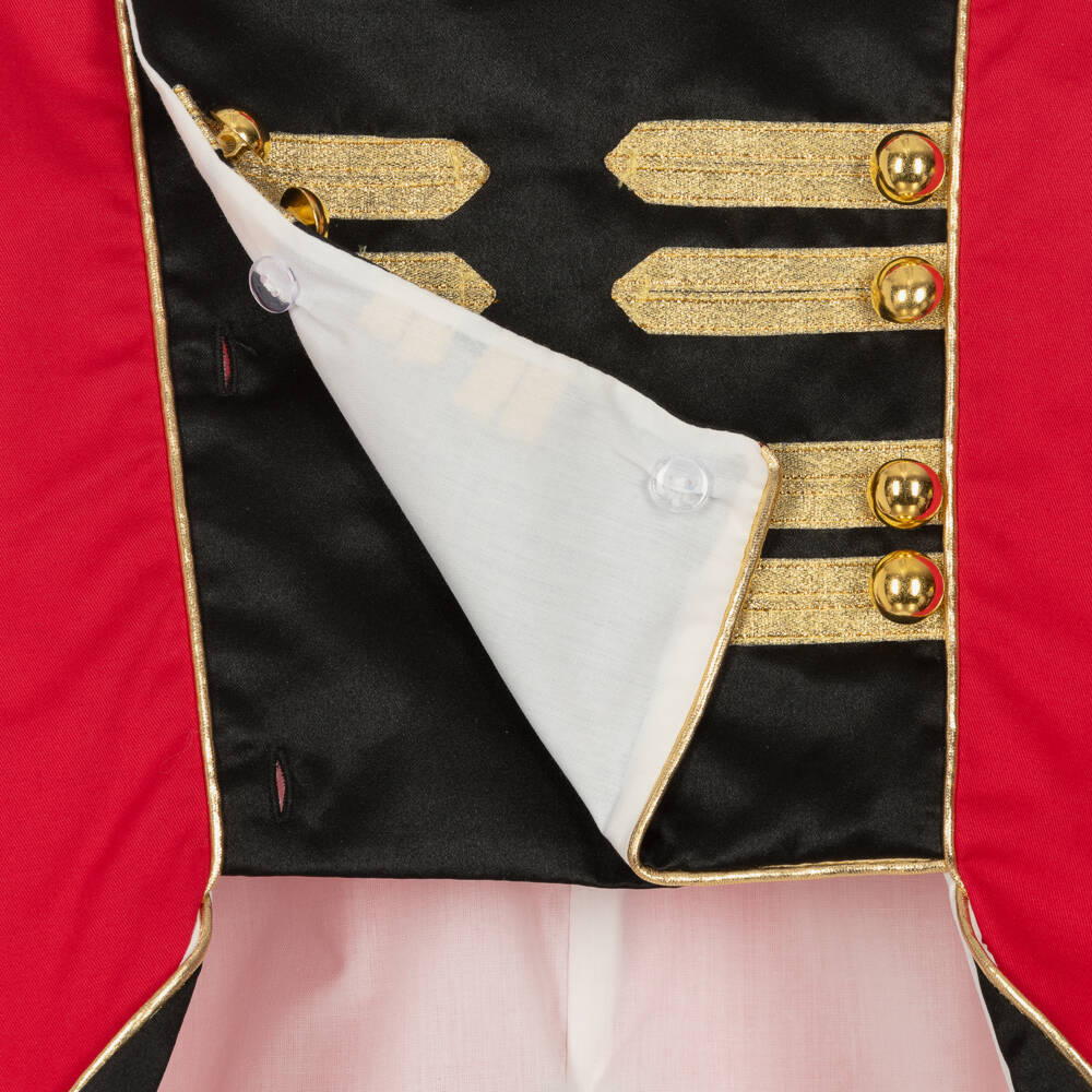 Andreeatex-Boys Red Cotton Satin Ensemble | Childrensalon Outlet