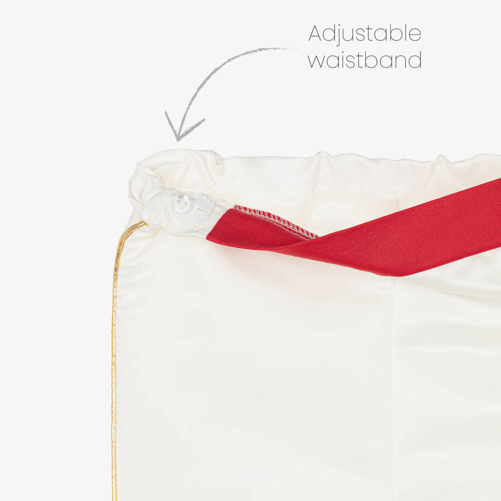 Andreeatex-Boys Red Cotton Satin Ensemble | Childrensalon Outlet