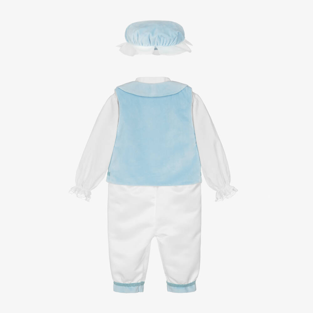 Andreeatex-Вельветовый синий костюм для мальчиков | Childrensalon Outlet