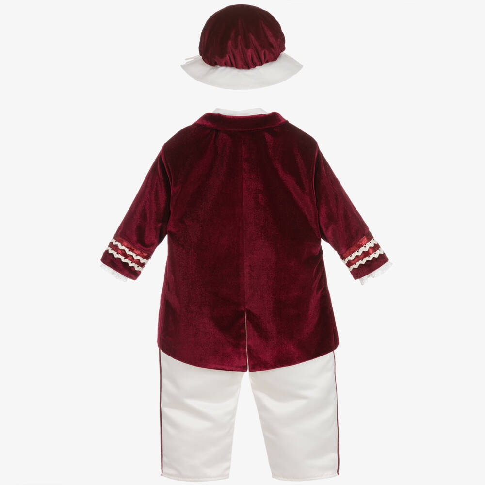 Andreeatex-Boys Velvet Military Tailcoat Ensemble | Childrensalon Outlet